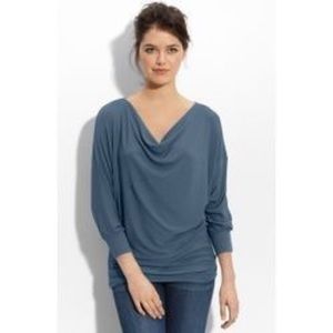 Ella Moss Infinity Cowl Neck & Dolman Sleeve Top